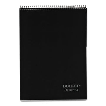TOPS™ Docket Diamond Top-wire Ruled Planning Pad, Wide-legal Rule, Black Cover, 60 White 8.5 X 11.75 Sheets freeshipping - TVN Wholesale